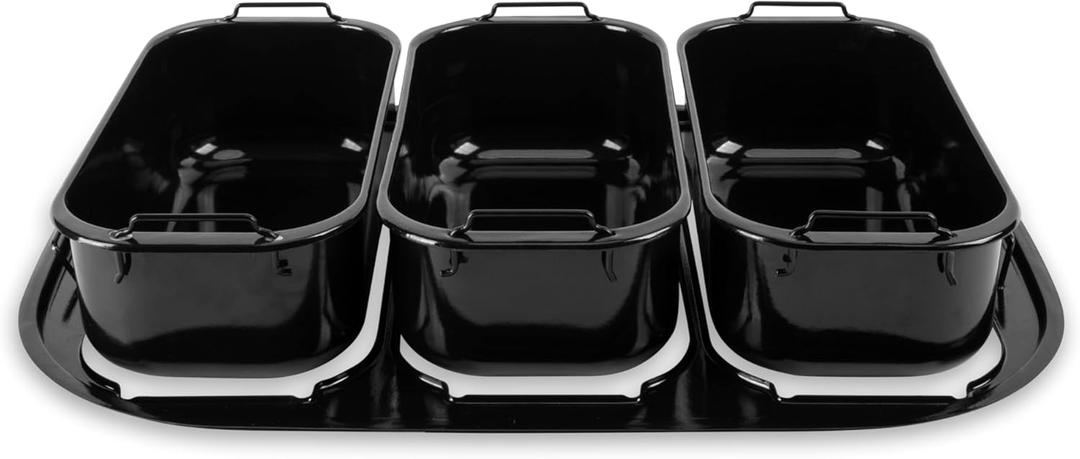 AROMA Triple Buffet Server Accessory for Aroma 18-Qt., 20-Qt., and 22-Qt. Roaster Ovens