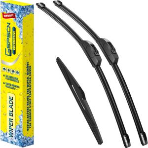 GSPSCN 3 Wipers Replacement For Kia Seltos 2024-2020Original Equipment Windshield Wiper Blades Set 24"+18"+12"(Set of 3)