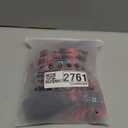 5 Piece Cosplay Costumes For Women,Halloween Lingerie Outfits,Tie Crop Top & Plaid Skirt Set (Medium, Red)