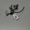 AUTOKAY Carburetor Replace 4082 for Jiffy Ice Auger Jiffy 2 Cycle Engines Carb w/Gasket Fuel Filter Check Valve Fuel Line