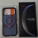 TORRAS Ostand Q3 Air for iPhone 17 Pro Max Case with 360 Magnetic Stand, Fit for MagSafe, Mil-Grade Drop Tested, Camera Control Button, Shockproof Phone Case for iPhone 17 Pro Max 6.9", Midnight Blue