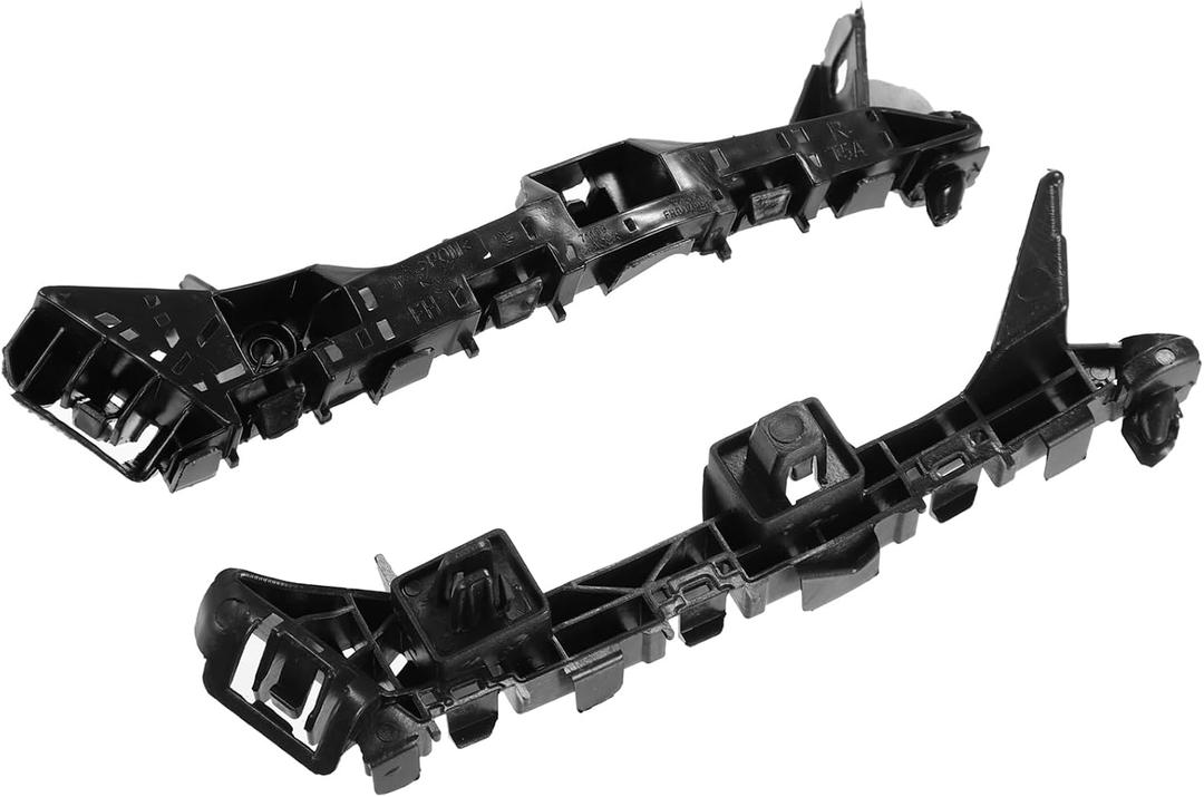 Motoforti Pair of Front Bumper Bracket Retainer Spacer Mounting Support Driver and Passenger Side 71193-T5A-000 for Honda Fit 2015-2020 Plastic Black Long-lasting