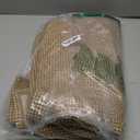 KOZYFLY Boho Rugs for Entryway 3x5 ft Washable Area Rug Non Slip Rubber Backed Entry Rug Woven Indoor Door Mat Cotton Kitchen Rugs Floor Carpet for Entryway, Foyer, Backdoor, Tan/Orange/Brown