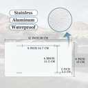 2 x Vintage Coffee Metal Tin Sign License Plate Wall Decor for Coffee Bar 12 x 6 Inches