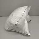 Mosluna Feather Down Pillows King Size Set of 2, Luxury Hotel Collection Bed Pillow 1 Pack, Airyfil™ Powered Fillings & Feathers Pillow，Fluffy Plush for Side Sleepers, Medium Firm, 20x36 in.