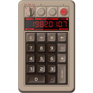 8Bitdo 18 Key Retro Mechanical Numpad, Supports PC & Standard Calculator Mode, Hot-swappable, PC Calculator Shortcut Button, Bluetooth/2.4G/Wired for Windows and Android - C64 Edition