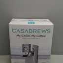 CASABREWS CM5418 Espresso Machine 20 Bar, Compact Espresso Maker with Steam Milk Frother, Stainless Steel Coffee Machine with 34oz Removable Water Tank for Cappuccino, Gift for Women or Men, Silver