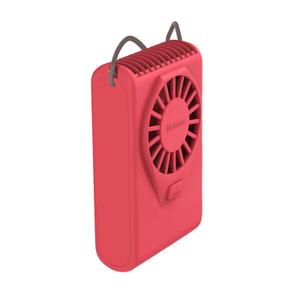 Holmes 4” Necklace Fan – Hands-Free, Battery Powered, Strong Breeze, Compact & Portable, Coral