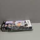 KISS Instawave Deluxe Automatic Rotating Curling Iron, Self-Spinning, Ceramic Ionic Technology, Tangle Prevention, 2-Way Rotation, Dual Heat Settings up to 420F, 1 Curling Wand, Black & White