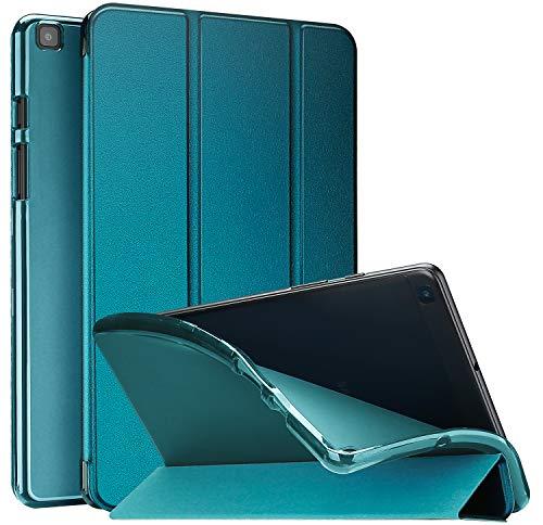 ProCase Slim Case for Galaxy Tab A 8.0 2019 T290 T295, Soft Trifold Stand Folio Case with Flexible TPU Translucent Frosted Back Cover for 8.0 Inch Galaxy Tab A 2019 SM-T290 SM-T295 -Teal