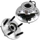 515126 Front Wheel Bearing and Hub Assembly Fit for 2009-2010 Dodge Ram 1500 Pickup, 2011 Ram 1500, 5 Lug w ABS 2 Pack