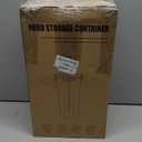 Cereal Containers Storage Set (4L / 135.2oz), 8P CS Airtight Food Storage Containers with Lids, Cereal Dispensers for Kitchen Pantry Organization and Storage with Pour Spout, 20 Labels, Marker