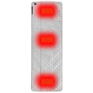 Heated Sleeping Bag Liner,Heated Sleeping Bag Pad(No Power Bank) USB Suede Camping Heated Blanket,USB Heating Pad for Camping,Sofa,Office