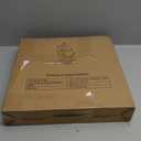 12"x12" Clear Acrylic Serving Tray with Golden Handles, Sturdy Huge Capacity Acrylic Trays for Coffee, Juice, Kitchen and Desk Organizer, Storage Tray (12"x12")