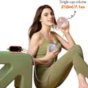 Phanpy Wearable Breast Pump Milk Collector Cup, New Cup Parts, Original Phanpy Breast Pump Replacement Accessories, 24 mm Flange and 20mm Insert Included, 15 oz / 420 ml, 2 Piece