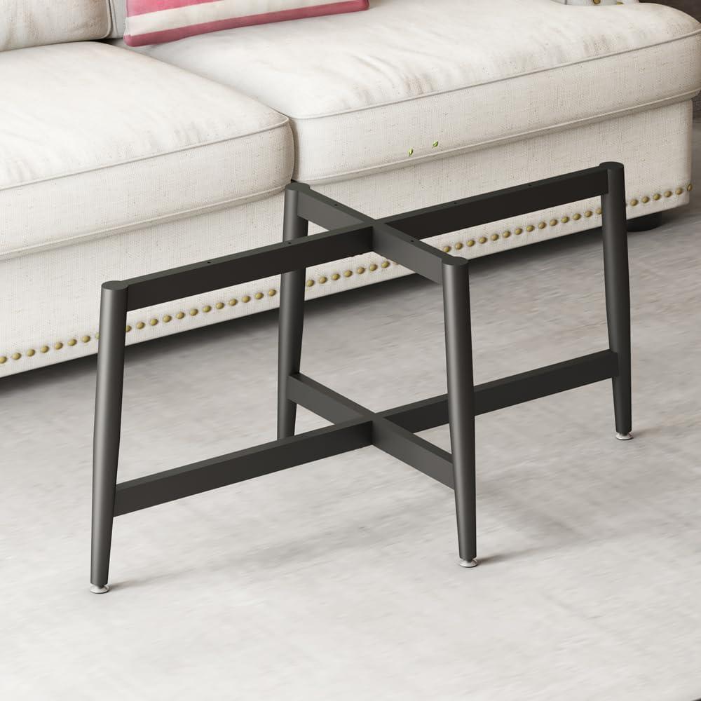 KaKaBB Metal Coffee Table Legs 18 Inch, Heavy Duty Furniture Legs for Office Modern Desks, TV Stands, End Table, DIY Desk Base for Table