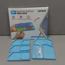 ARTDOT 10-Piece Interlocking Diamond Art Trays Kits for Adults, Stackable Diamond Painting Accessories and Tools (Blue)