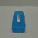Enday Pencil Box Blue, Storage Organizer Utility Box, Multipurpose Long Ruler Length School Office Supplies Plastic Pencil Case for Kids & Adults  1PK