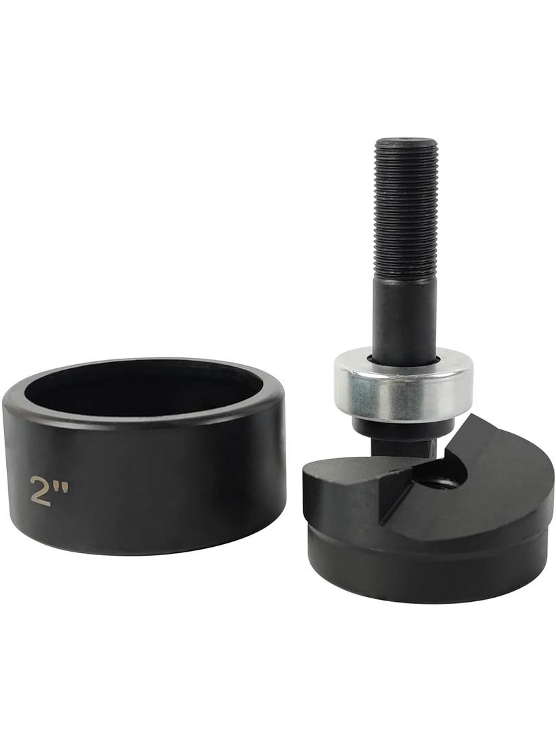 AMZCNC 2" Conduit Hole Size Knockout Punch Unit with Manual Draw Stud (2.416" Actual Hole Size)