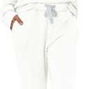 Eurivicy Women's Solid Sweatsuit Set 2 Piece Long Sleeve Pullover and Drawstring Sweatpants Sport Outfits Sets (Large, A-off White)