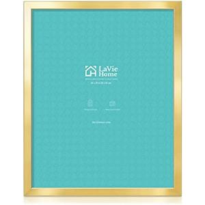 LaVie Home 20 x 25 Picture Frame, Large Poster Frame with High Definition Plexiglass, Horizontal or Vertical Wall Gallery Poster Frames Suitable for Photos, Artworks, Posters,Puzzle, Gold 1pc