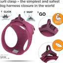 Vest Harness curli Clasp Air-Mesh Ruby S