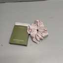 100% Mulberry Silk Scrunchies for Women, Oversized XL Hair Tie for Sleeping, Curly Thick or Thin Hair, No Damage Soft Silk Hair Accessory (Light Pink)