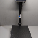 QWORK Foldable 600LB Weight Computing Postal Scale, Floor Platform Digital Scale, Accurate Warehouse Large Shipping Mailing LB/KG Calculator