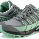 OUTJET Women's Waterproof Hiking Shoes Lightweight Non-Slip Trails Walking Shoes Outdoor Sneakers 10