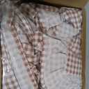 Irenare 2 Sets 17.7'' Gingham Ruffle Chair Cushions Cover and Back Cover