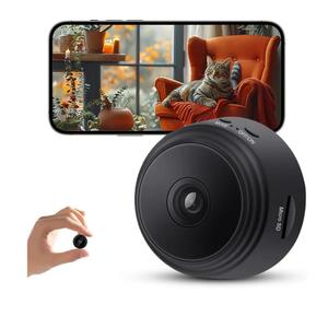 Hidden Camera - Spy Cameras - Nanny Cam - WiFi Wireless Cam - 1080P HD Small Camera with Motion Detection and Night Vision，Security Cameras for Home/Office/Baby Monitoring-A9, Black