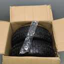 GICOOL 16x6.50-8 Flat Free Riding Lawn Mower Tire and Wheel, 2 Pcs 16x6.5-8nhs Garden Tractor Lawnmower Tyre, with 3/4" & 5/8" Bearing, 3" -4.5" -6" Centered Hub