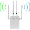 2021 WiFi Extender - WiFi Repeater, WiFi Booster Covers Up to 2500 Sq.ft and 30 Devices, Up to 1200Mbps Dual Band WiFi Repeater with Ethernet Port, Wireless Signal Booster for Home