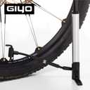 GIYO Mini Bike Floor Pump with Gauge Portable & Lightweight Bike Tire Pump, Aluminum High Pumping Volume Presta/Schrader Frame Mounting Taiwan Made (GM-641)