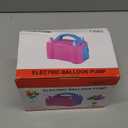 SINBEE Balloon Pump Electric Party Decorations - Electric Balloon Pump for Balloon Arch Kit, Portable Dual Nozzle Balloon Inflator (Rose Red)