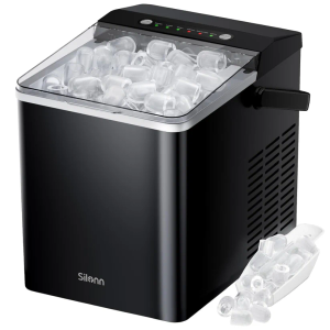 Silonn Countertop Bullet Ice Maker (22 Lbs)