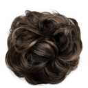 CAISHA Messy Scrunchie Bun Voluminous Wavy Hairpiece Heat-resistant Synthetic Fibres Brown Mix G34A