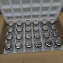 Juvale 24 Pack Glass Salt and Pepper Shakers Bulk Set - Restaurant Salt and Pepper Shakers - Spice Containers for Restaurant (2 Oz, Clear)