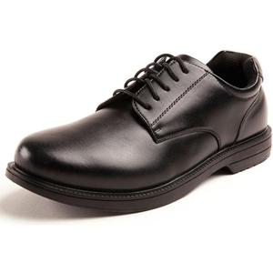 Deer Stags mens Crown oxfords shoes, Black, 10.5 US