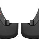 Husky Liners Custom Mud Guards | Fits 2009-2024 Dodge Ram 1500 (19-24 Classic Body) 2010-2018 Dodge Ram 2500/3500, w/OEM Fender Flares | Front, 2-pc Black - 58181