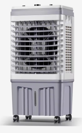 25L Portable Tower Evaporative Air Cooler-3-Speed Mechanical Control Energy-Efficient 70W Cooling for Garden/Backyard Hot