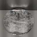 YLUSUJAKX Disposable Silver Placemats Set of 100 Silver Doilies Charger Round Metallic Glitter Foil Pressed Dining Table Decoration Centerpieces for Party Wedding Birthday