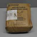 PACEARTH Weighted Vest,4lb/6lb/10lb/12lb/16lb/20lb/25lb/30lb Weight Vest with Reflective Stripe, Body Weight Vests Adjustable for Men, Women Workout, Strength Training, Running, Walking, Jogging (Black)