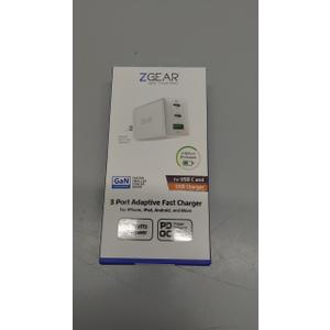 ZGear 3-Port Adaptive Fast Charger, 65 Watts