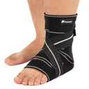 Plus Size Foot Compression Wrap with Elastic Straps for Swollen Feet & Ankles, Ankle Brace for Sprains, Lymphedema, Edema, Diabetic Care & Circulation Relief for Women and Men (4XL/5XL/6XL, 2 Pcs)