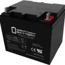 Mighty Max ML50-12 -12 Volt 50 AH, Nut and Bolt (NB) Terminal, Rechargeable SLA AGM Battery