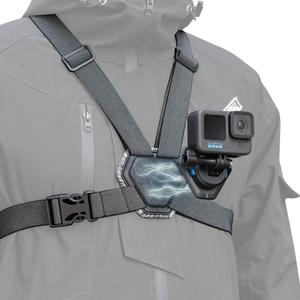 SUREWO Magnetic Quick Release Adjustable Chest Mount Harness Compatible with Go pro Hero 13/12/11/10/9/8/7/6/5 Black,DJI Osmo Action 6/5 pro/4/3/2,Insta 360 ONE R and More