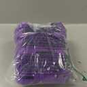 Women's LED Tutu Skirt Light Up Tutus Glow Sequin Polka Dots Skirts 4 Layered Tulle Tutu Party Rave Costume for Women (Purple)