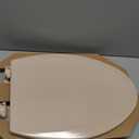 Bemis 1500EC 068 Toilet Seat With Easy Clean & Change Hinges, 1 Pack Elongated, Fawn Beige