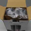 Electric Salt and Pepper Grinder Set Automatic Battery Pepper Mill Shakers Adjustable Coarseness Upgraded Larger Capacity with Led Home and Kitchen Appliances Birthday Gifts for Women Mom (Black/Black)